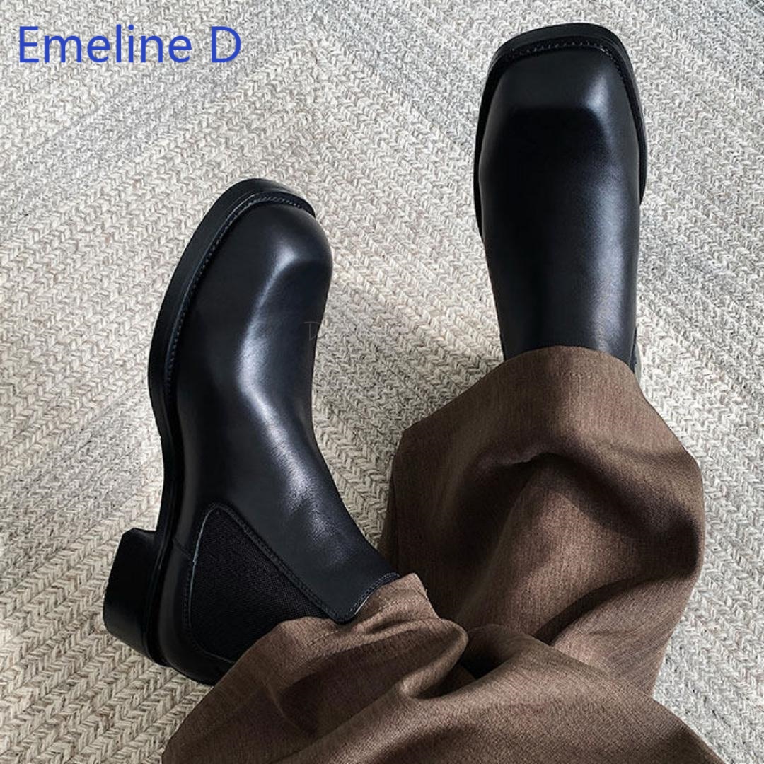 Formal Men Daily Wear Footwear - Stivali Chelsea da uomo con punta