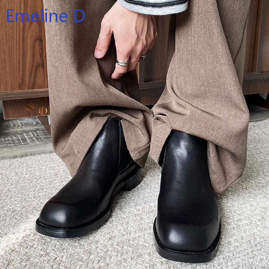 Stivali Chelsea da uomo con pu - Formal Men Daily Wear Footwear recensione e prezzo