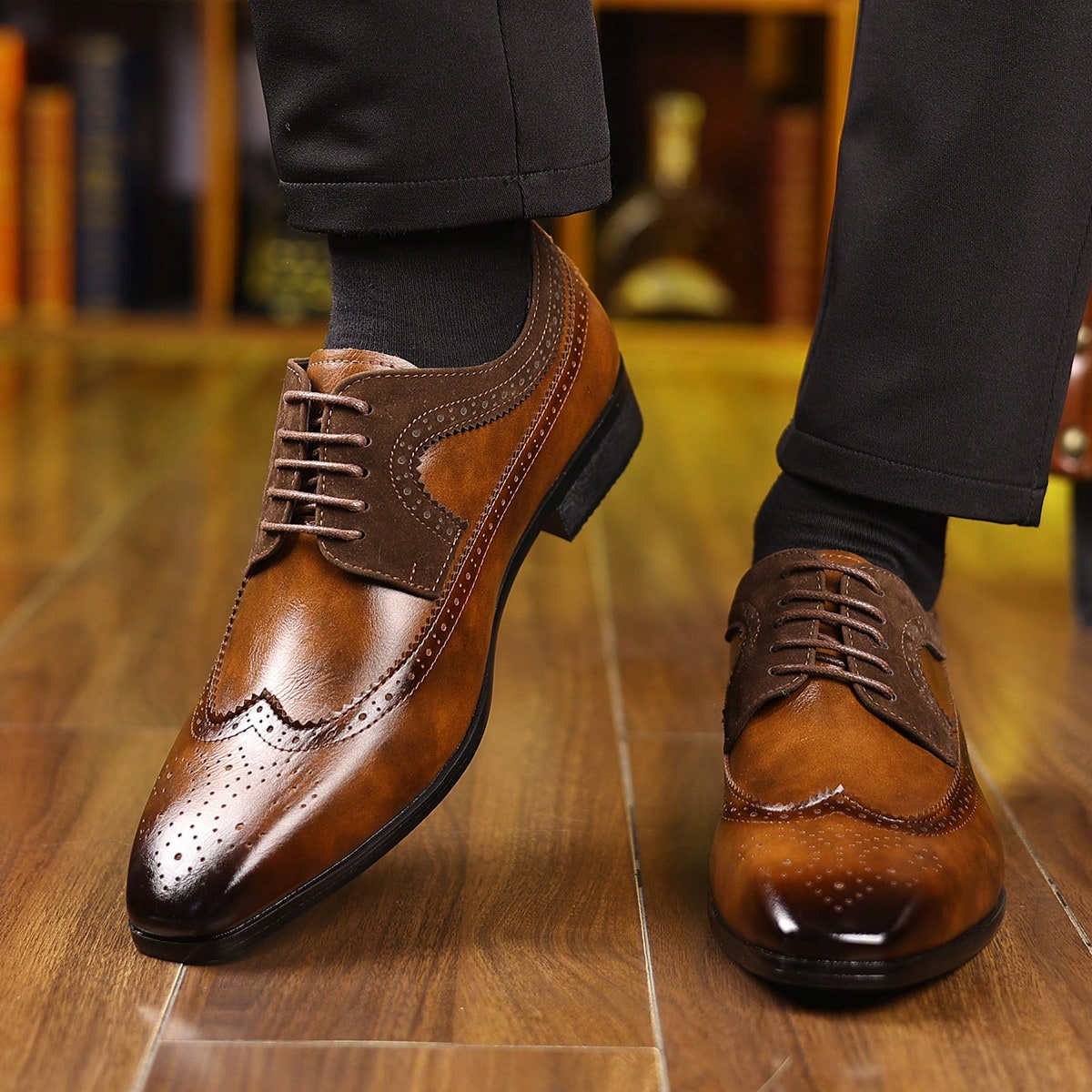 Scarpe eleganti da uomo con la - Formal Men Daily Wear Footwear recensione e prezzo