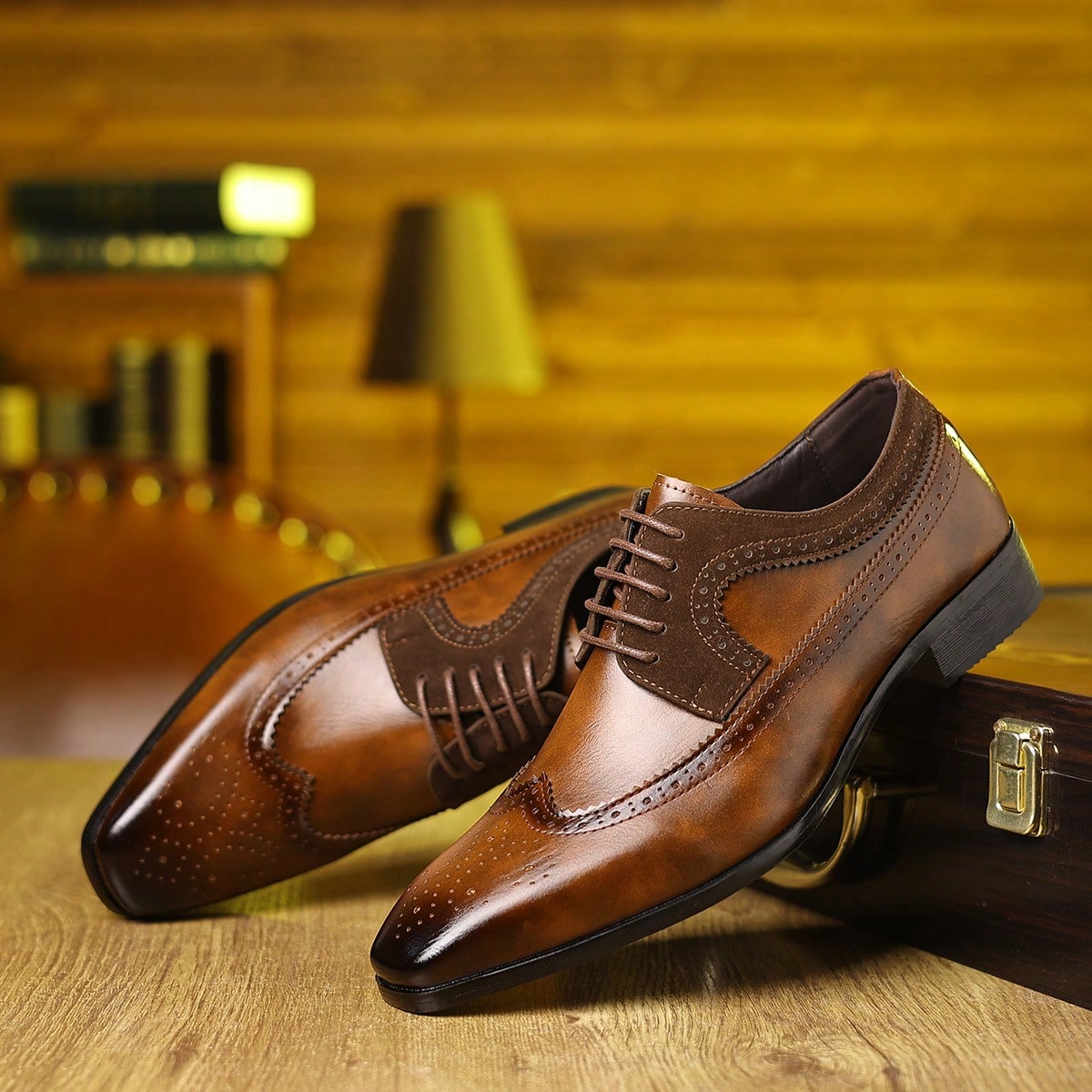Scarpe eleganti da uomo con la - Formal Men Daily Wear Footwear recensione e prezzo