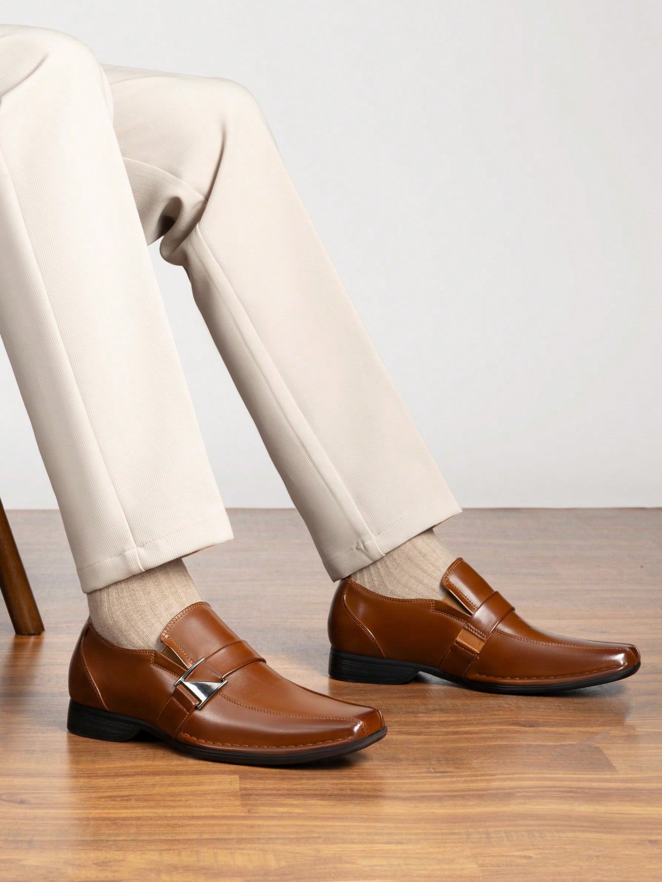 Mocassini eleganti in pelle co - Formal Men Daily Wear Footwear recensione e prezzo
