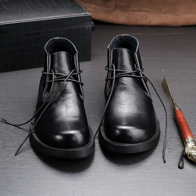 Stivali Oxford in pelle scamos - Men Formal Wear With Boots recensione e prezzo